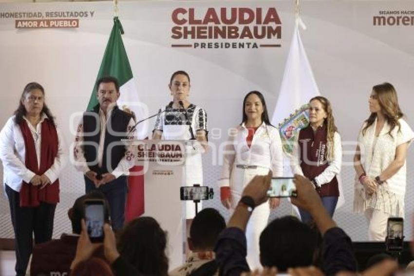 CAMPAÑA CLAUDIA SHEINBAUM . TEHUACÁN