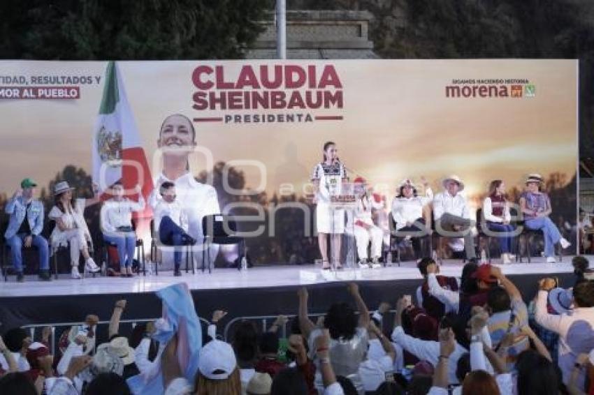 CAMPAÑA CLAUDIA SHEINBAUM . CHOLULA