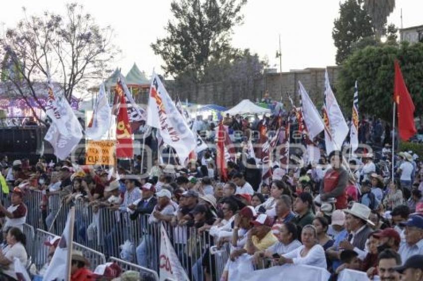 CAMPAÑA CLAUDIA SHEINBAUM . CHOLULA