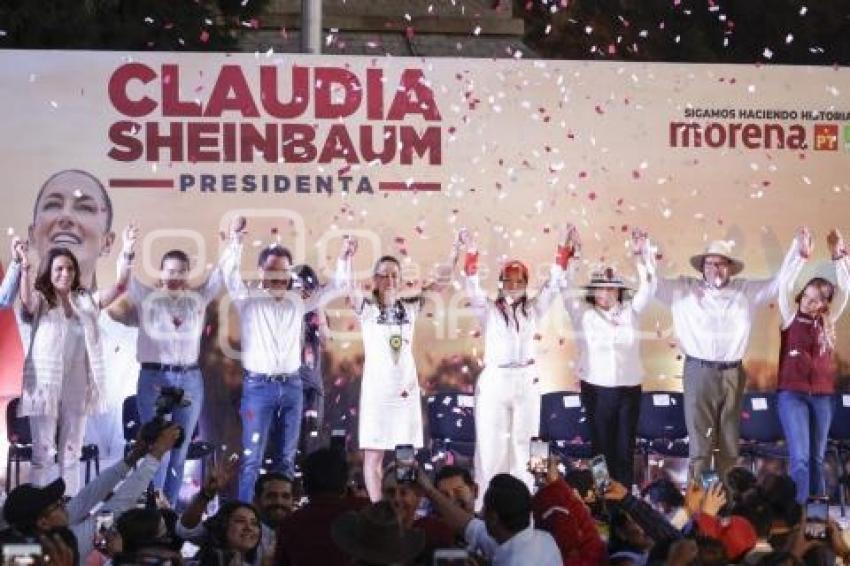 CAMPAÑA CLAUDIA SHEINBAUM . CHOLULA