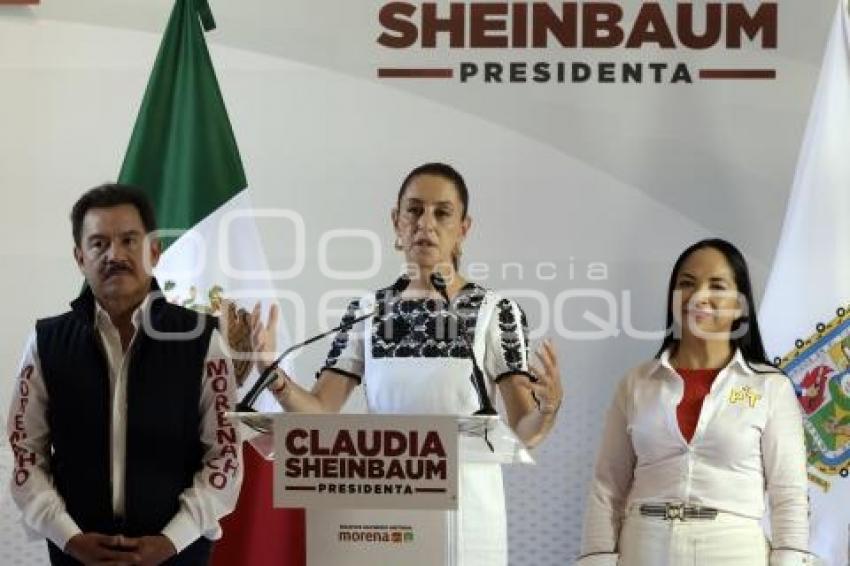 CAMPAÑA CLAUDIA SHEINBAUM . TEHUACÁN