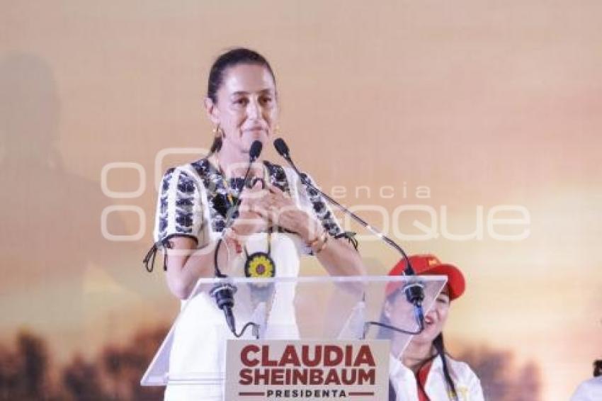 CAMPAÑA CLAUDIA SHEINBAUM . CHOLULA