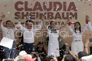 CAMPAÑA CLAUDIA SHEINBAUM . TEHUACÁN