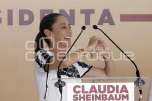 CAMPAÑA CLAUDIA SHEINBAUM . TEHUACÁN