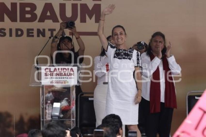 CAMPAÑA CLAUDIA SHEINBAUM . TEHUACÁN