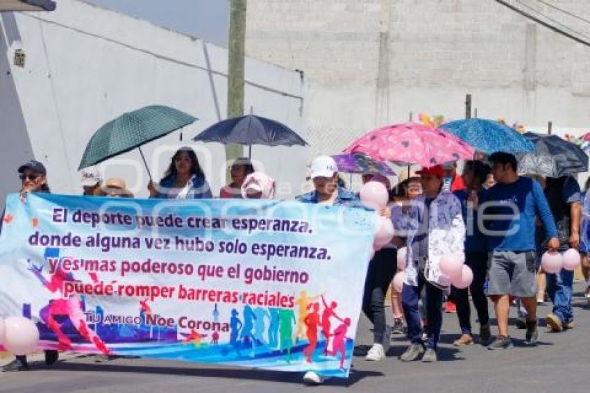 TLAXCALA .  MARCHA POR EL DEPORTE