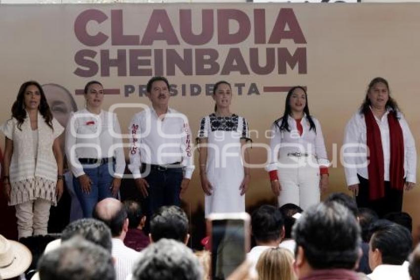 CAMPAÑA CLAUDIA SHEINBAUM . TEHUACÁN