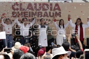 CAMPAÑA CLAUDIA SHEINBAUM . TEHUACÁN