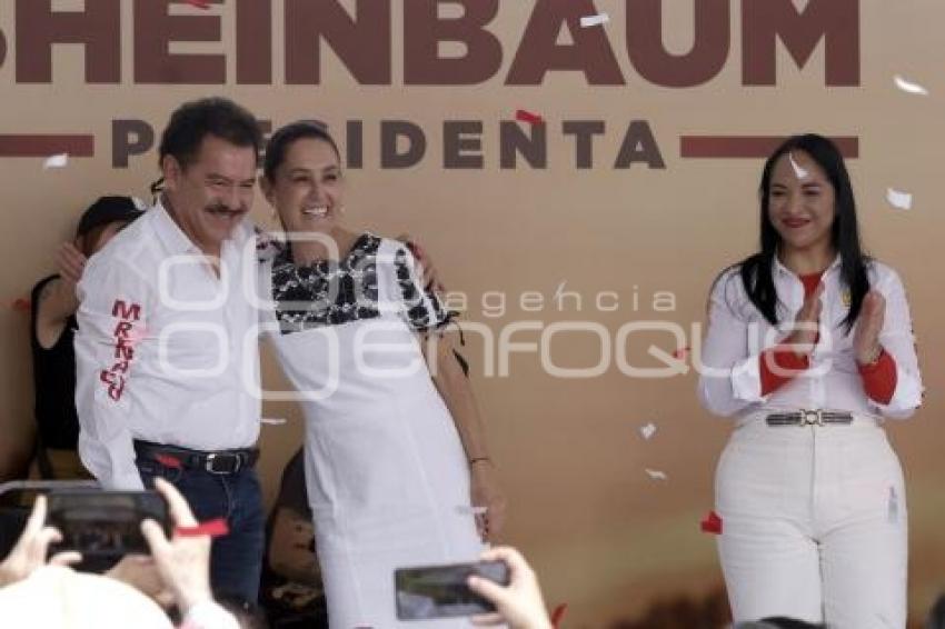 CAMPAÑA CLAUDIA SHEINBAUM . TEHUACÁN