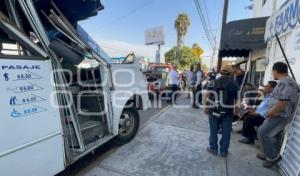 ACCIDENTE TRANSPORTE PÚBLICO