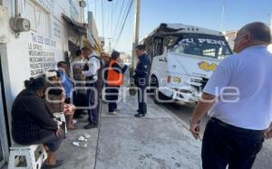 ACCIDENTE TRANSPORTE PÚBLICO