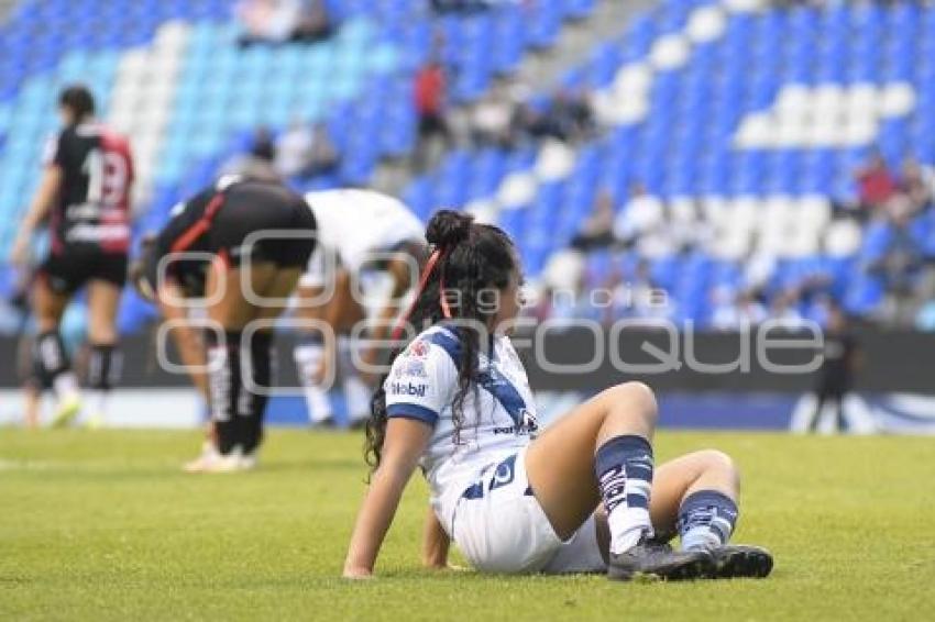 FÚTBOL FEMENIL . PUEBLA VS ATLAS