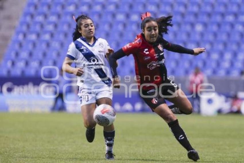 FÚTBOL FEMENIL . PUEBLA VS ATLAS