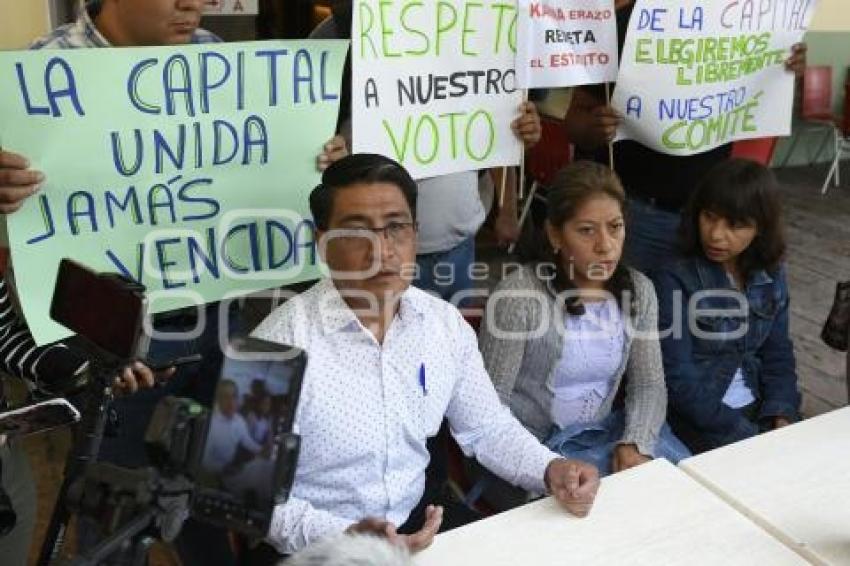 TLAXCALA . MANIFESTACIÓN AYUNTAMIENTO