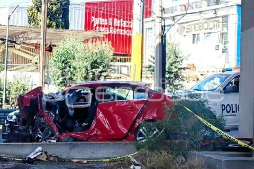 ACCIDENTE AUTOPISTA MÉXICO-PUEBLA