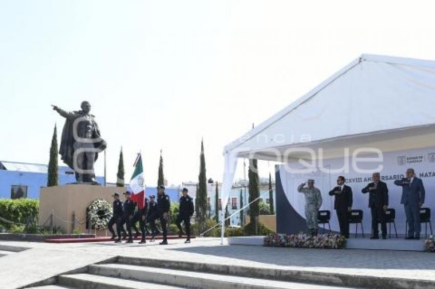 TLAXCALA . NATALICIO BENITO JUÁREZ