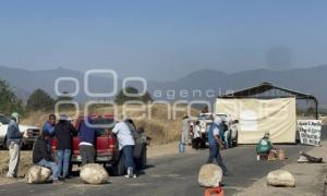 BLOQUEO CARRETERA CALPAN