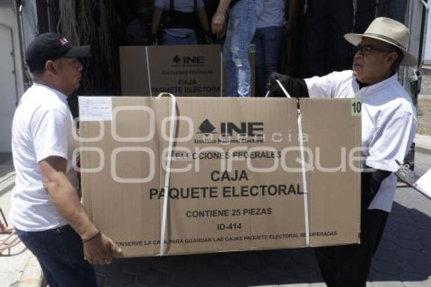 INE . PAQUETERÍA ELECTORAL