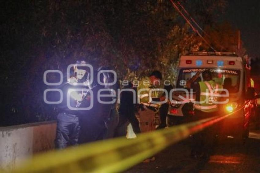 TLAXCALA . MUERTO PUENTE