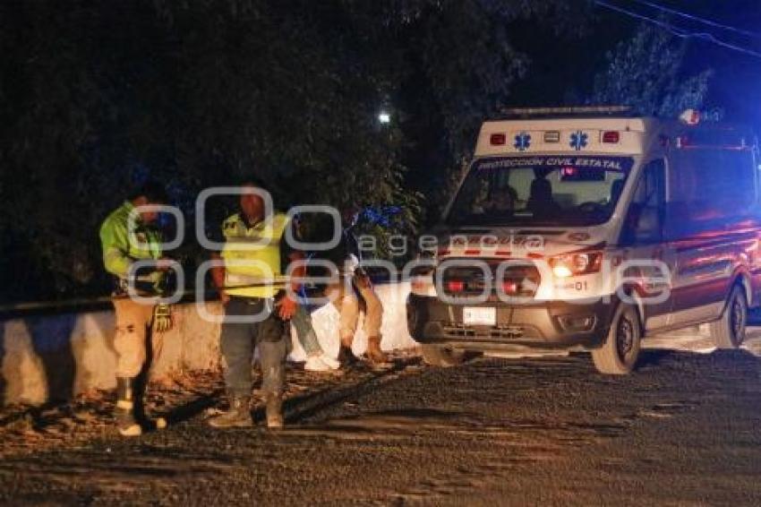 TLAXCALA . MUERTO PUENTE