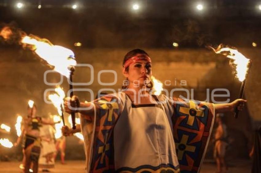 SAN ANDRÉS CHOLULA . RITUAL A QUETZALCÓATL