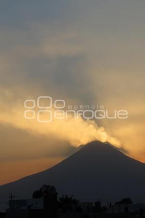 ATARDECER . POPOCATÉPETL