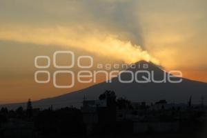 ATARDECER . POPOCATÉPETL