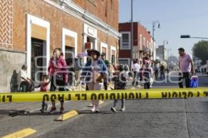 PROCESIÓN VIERNES SANTO . CIERRE VIAL