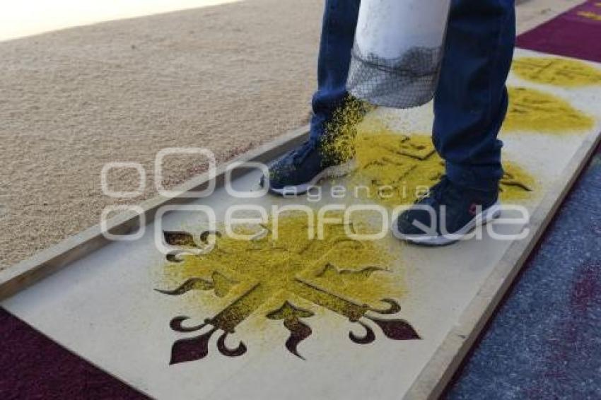 TLAXCALA . ALFOMBRAS SEMANA SANTA