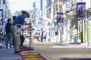 TLAXCALA . ALFOMBRAS SEMANA SANTA