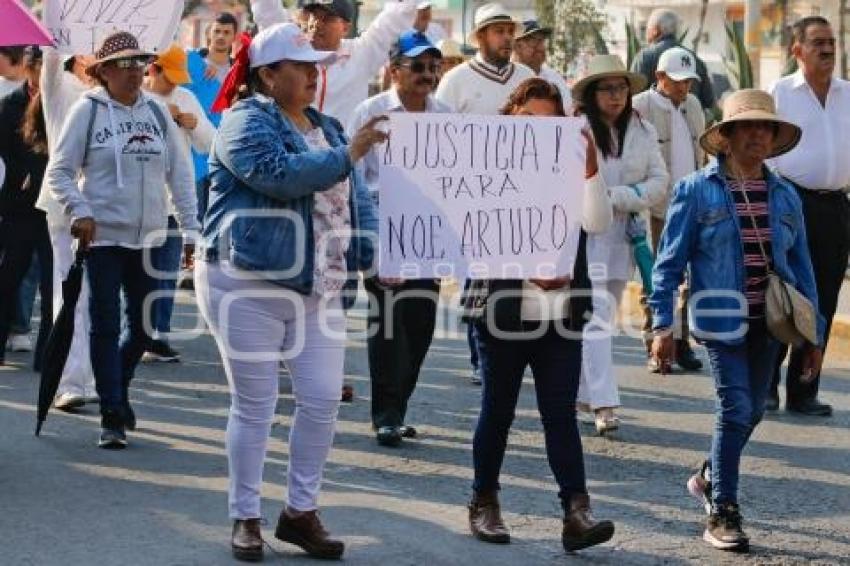 TLAXCALA . MARCHA INSEGURIDAD