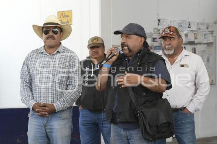 TLAXCALA . MANIFESTACIÓN EJIDATARIOS