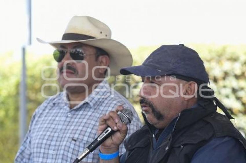 TLAXCALA . MANIFESTACIÓN EJIDATARIOS