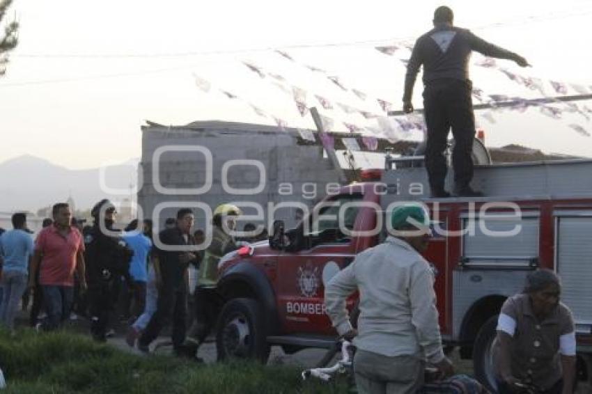 SAN MARTÍN TEXMELUCAN . EXPLOSIÓN