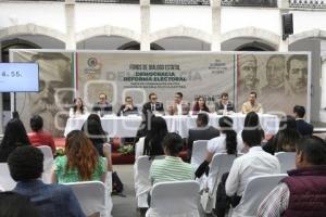 TLAXCALA . FORO REFORMA ELECTORAL