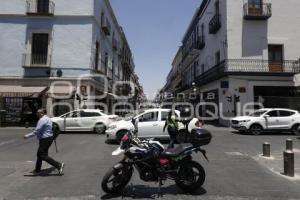 MANIFESTACIÓN . CIERRE VIAL