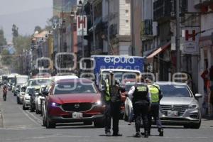 MANIFESTACIÓN . CIERRE VIAL