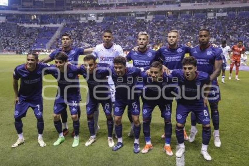 FÚTBOL . CLUB PUEBLA VS CRUZ AZUL