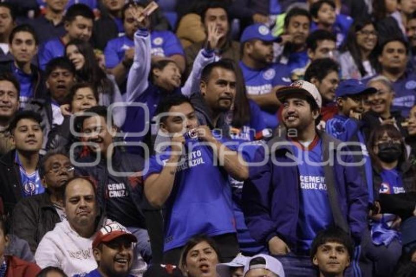 FÚTBOL . CLUB PUEBLA VS CRUZ AZUL