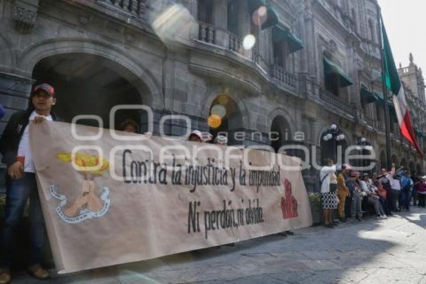 MANIFESTACIÓN . ANTORCHA CAMPESINA