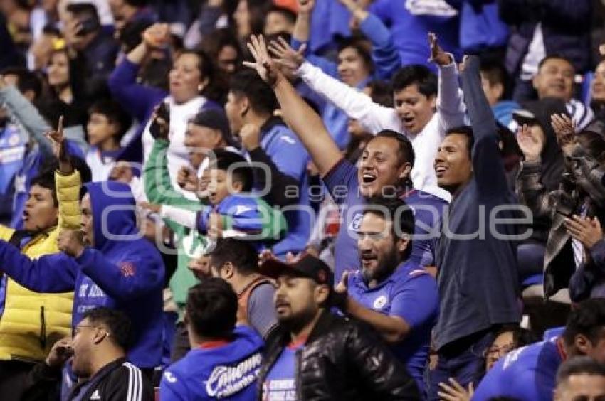 FÚTBOL . CLUB PUEBLA VS CRUZ AZUL