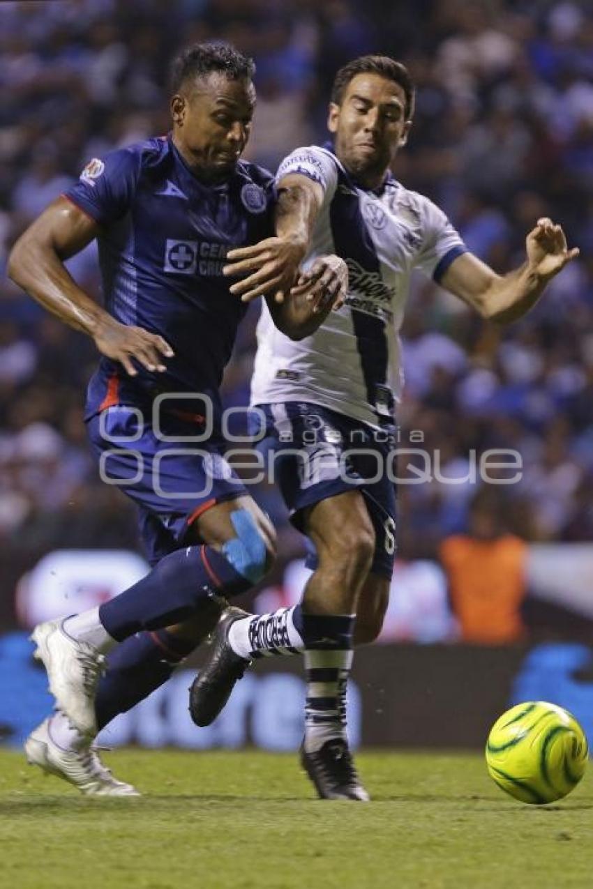 FÚTBOL . CLUB PUEBLA VS CRUZ AZUL