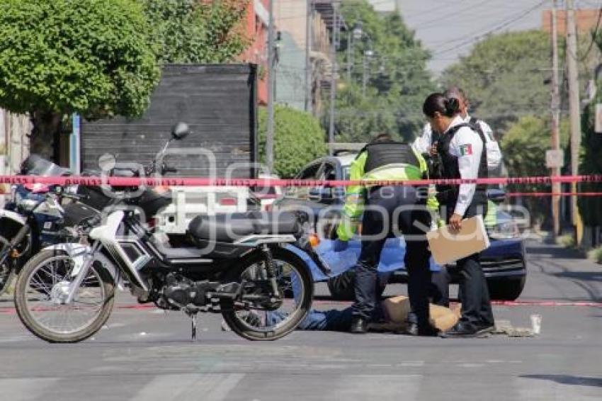 NOTA ROJA . ACCIDENTE MOTOCICLISTA