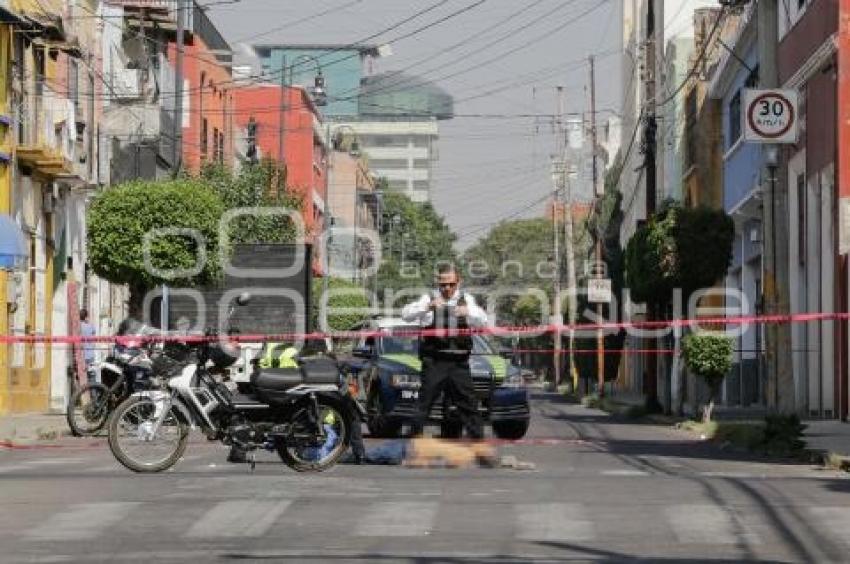 NOTA ROJA . ACCIDENTE MOTOCICLISTA