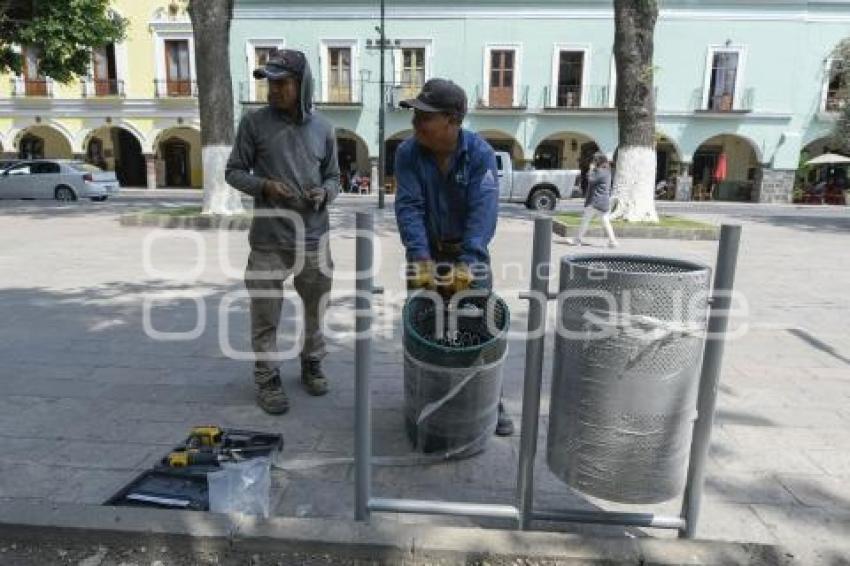 TLAXCALA . BOTES DE BASURA