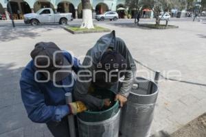 TLAXCALA . BOTES DE BASURA