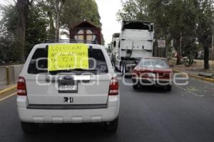 MANIFESTACIÓN . RELLENO SANITARIO