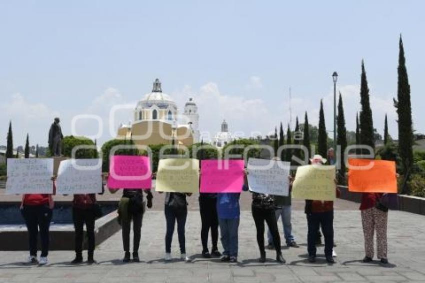 TLAXCALA . MANIFESTACIÓN POBLADORES CONTLA