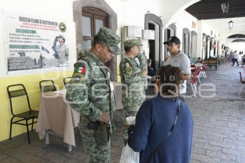 TLAXCALA . RECLUTAMIENTO SEDENA