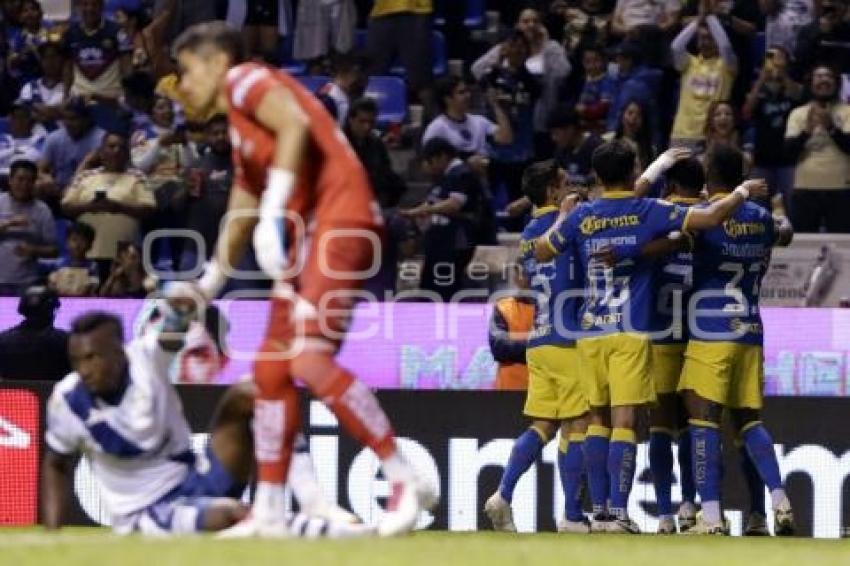 FÚTBOL . CLUB PUEBLA VS AMÉRICA